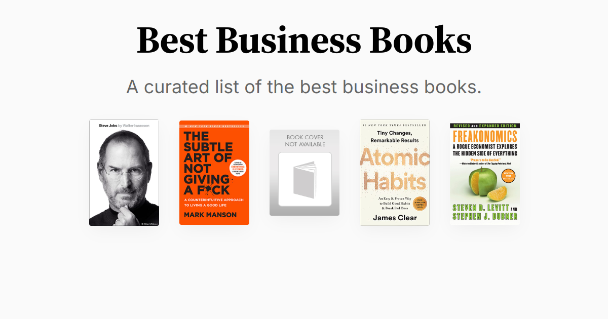 Best Business Books | Summaries & Audio