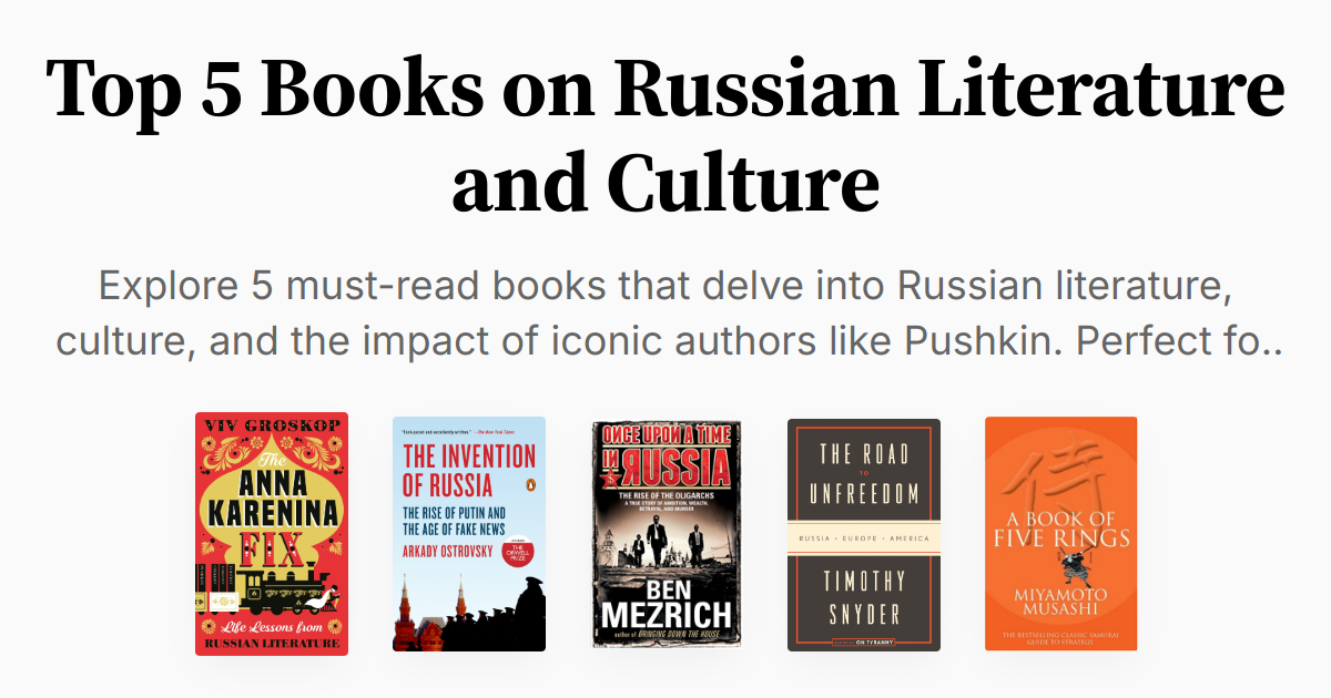 top-5-books-on-russian-literature-and-culture-summaries-audio