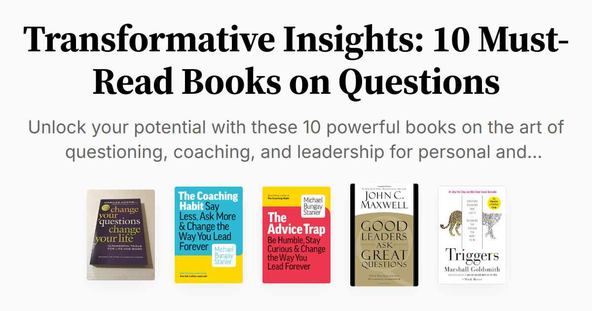 Transformative Insights 10 MustRead Books on Questions Summary & Audio