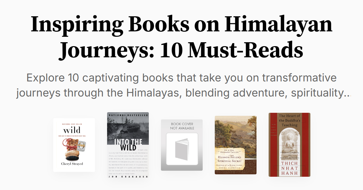 Inspiring Books on Himalayan Journeys 10 MustReads Summary & Audio(01)