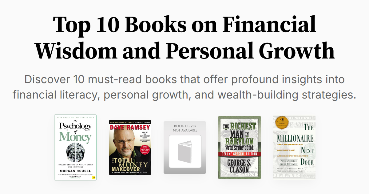 Top 10 Books on Financial Wisdom and Personal Growth | Summaries & Audio