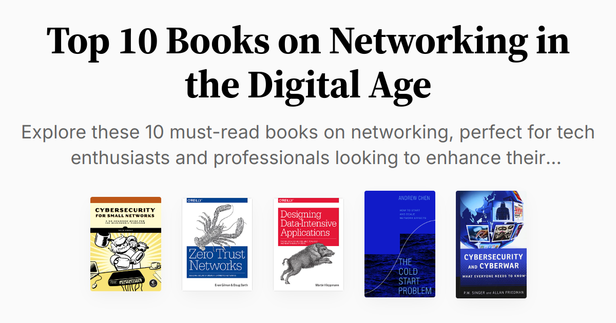 Top 10 Books on Networking in the Digital Age | Summaries & Audio