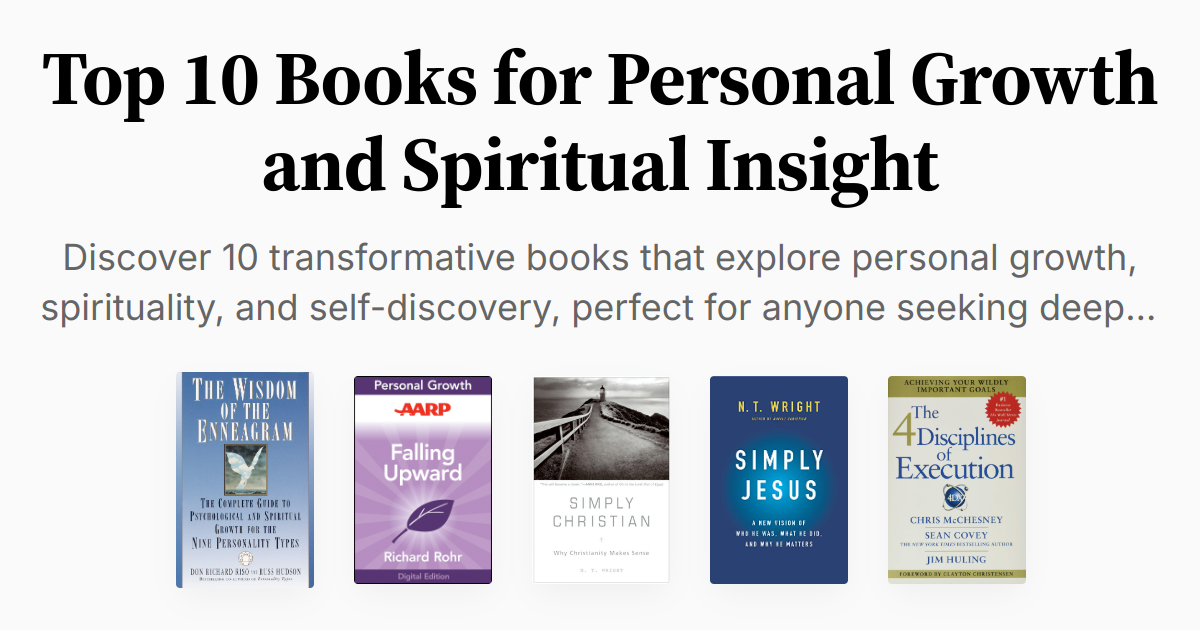 Top 10 Books for Personal Growth and Spiritual Insight | Summaries & Audio