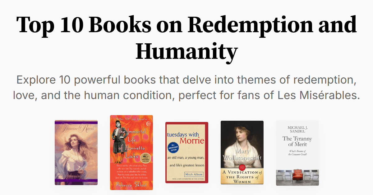 Top 10 Books on Redemption and Humanity | Summary & Audio